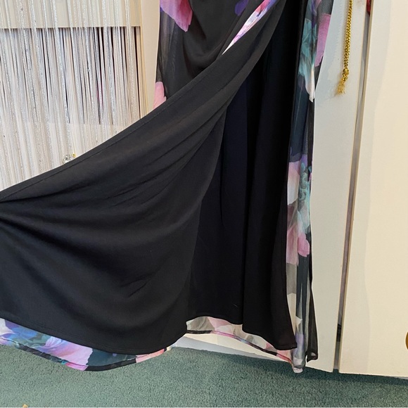 LeChateau One Shoulder Floral Maxi Dress Size XS - Picture 15 of 16